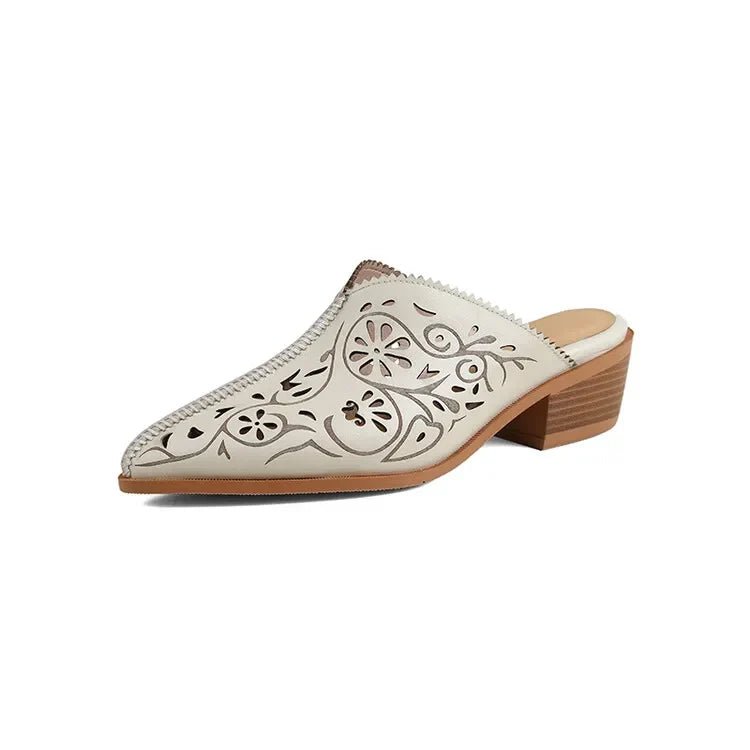 KAYLOR GENUINE LEATHER MULES - ARDEN ROVE