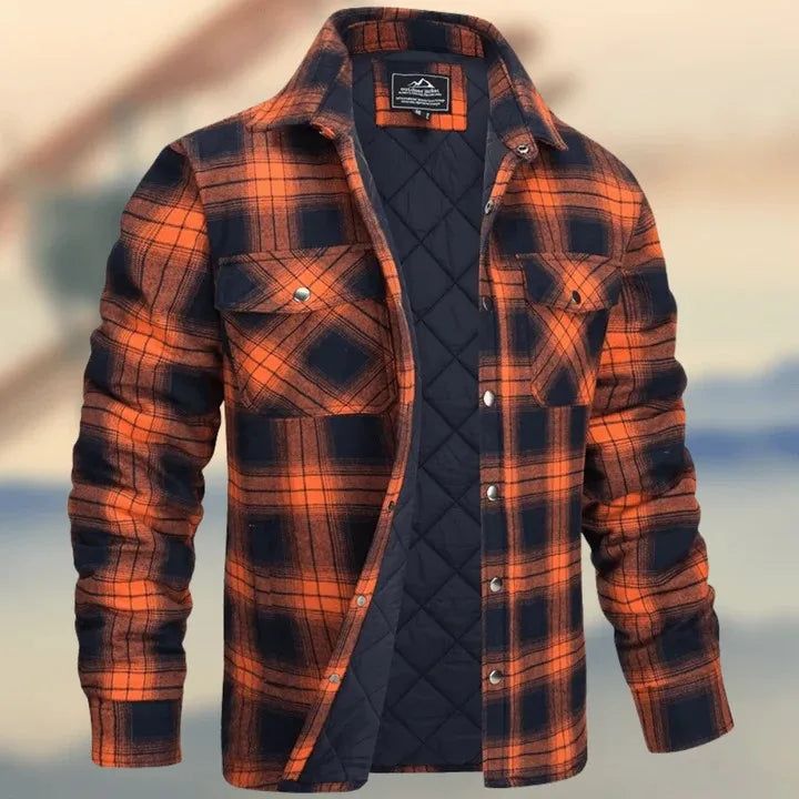 Kurt | Veste en flanelle de coton pour homme