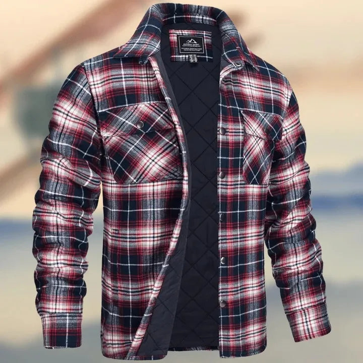 Kurt | Veste en flanelle de coton pour homme