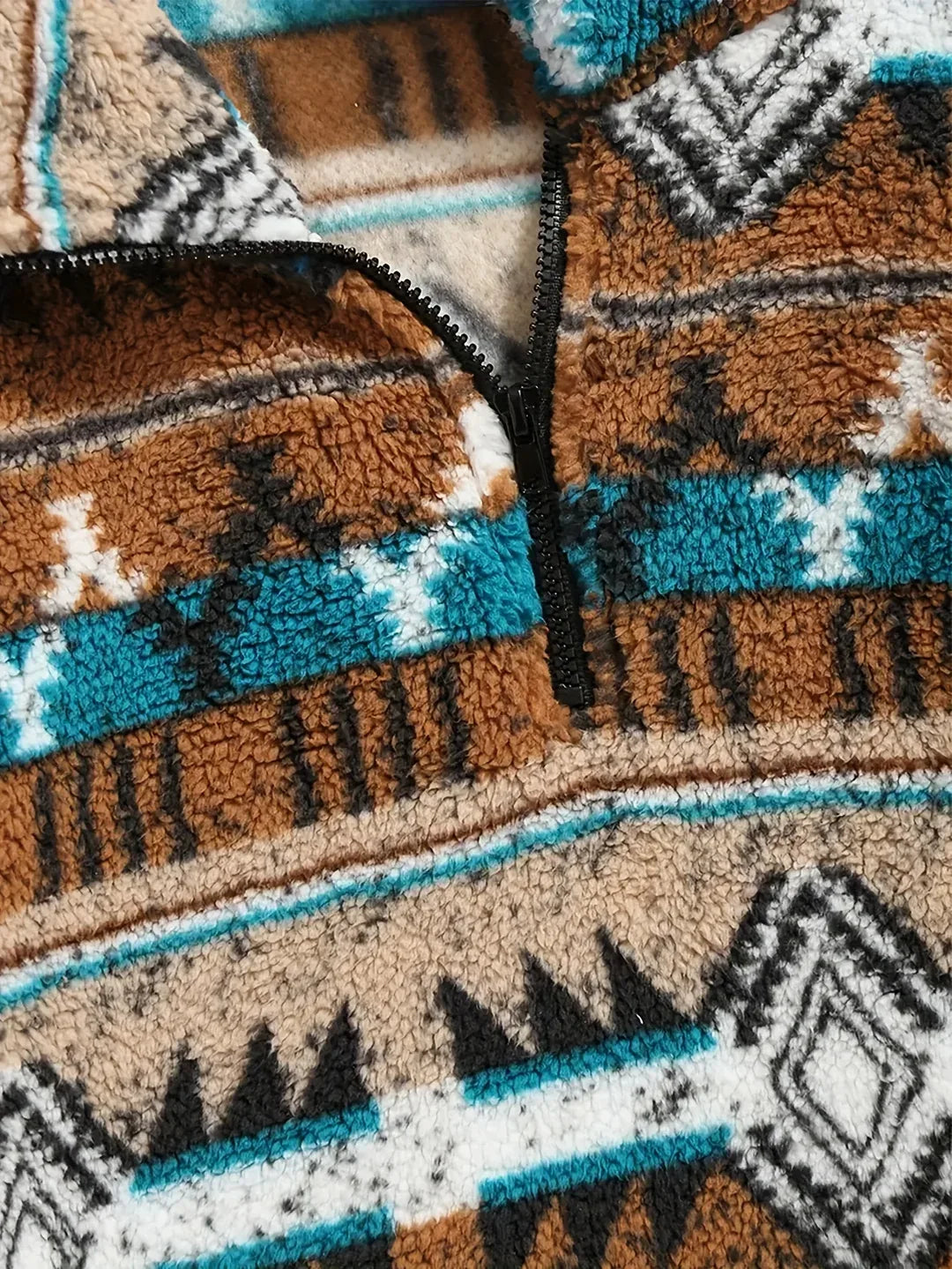Kodiak | Pull western à col zippé pour homme