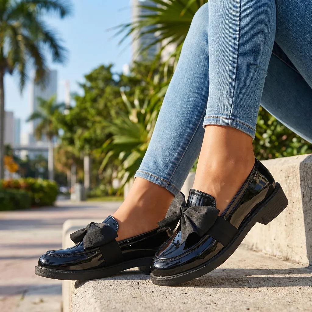 Lawrence | Women's Bow Loafers