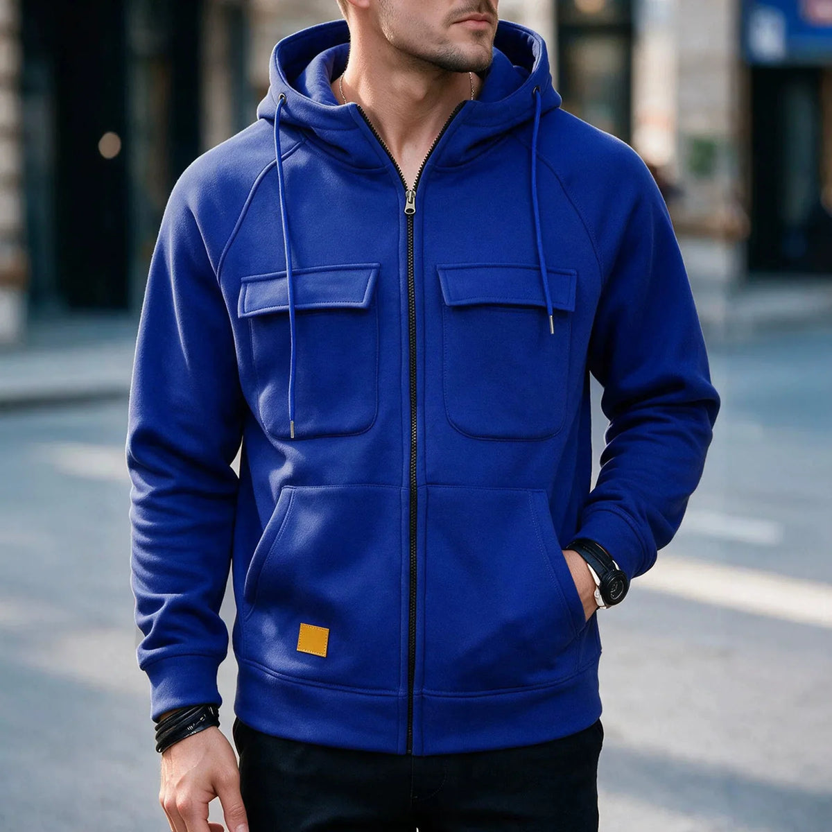 Leopold | Sudadera premium con capucha para hombre