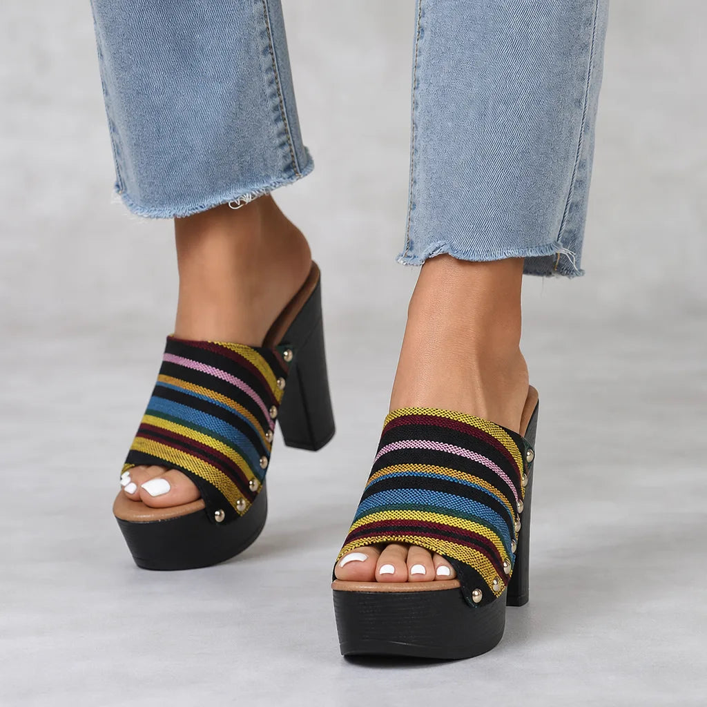 Lily | Sandalias de plataforma con destalonado para mujer