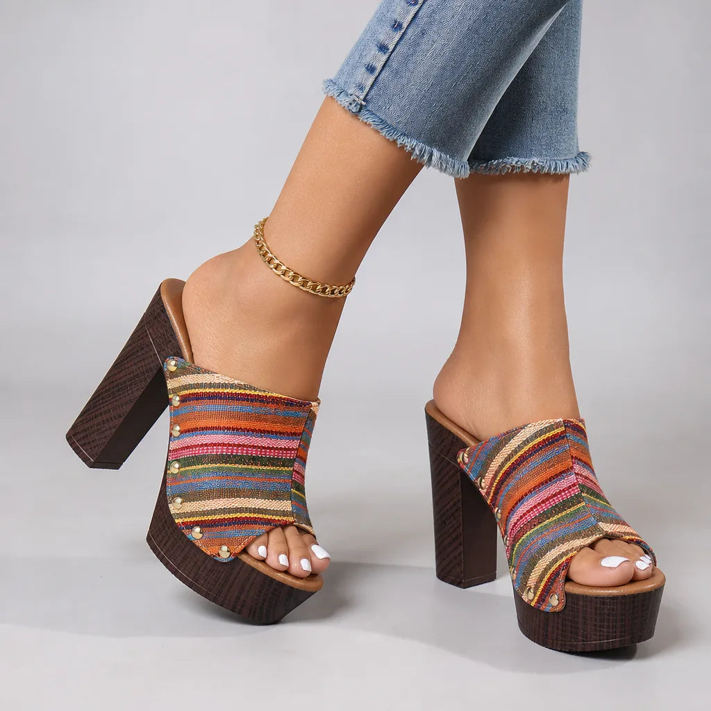 Lily | Sandalias de plataforma con destalonado para mujer