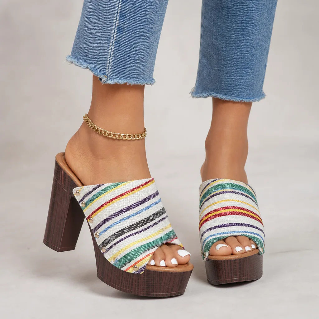 Lily | Sandalias de plataforma con destalonado para mujer