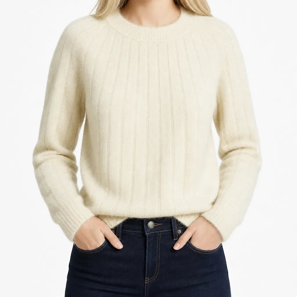 Linnea | Suéter acogedor de punto acanalado para mujer