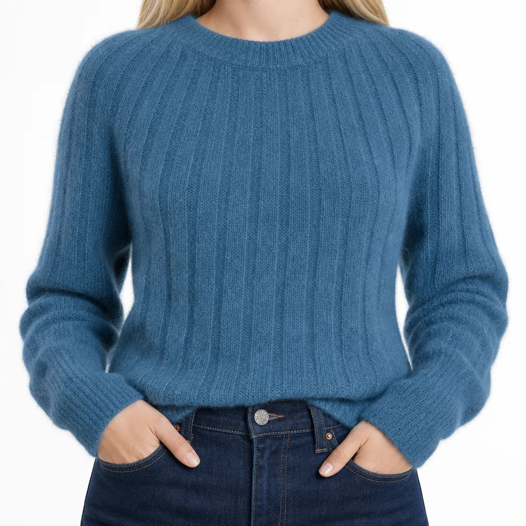 Linnea | Suéter acogedor de punto acanalado para mujer