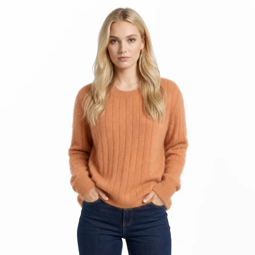 Linnea | Suéter acogedor de punto acanalado para mujer