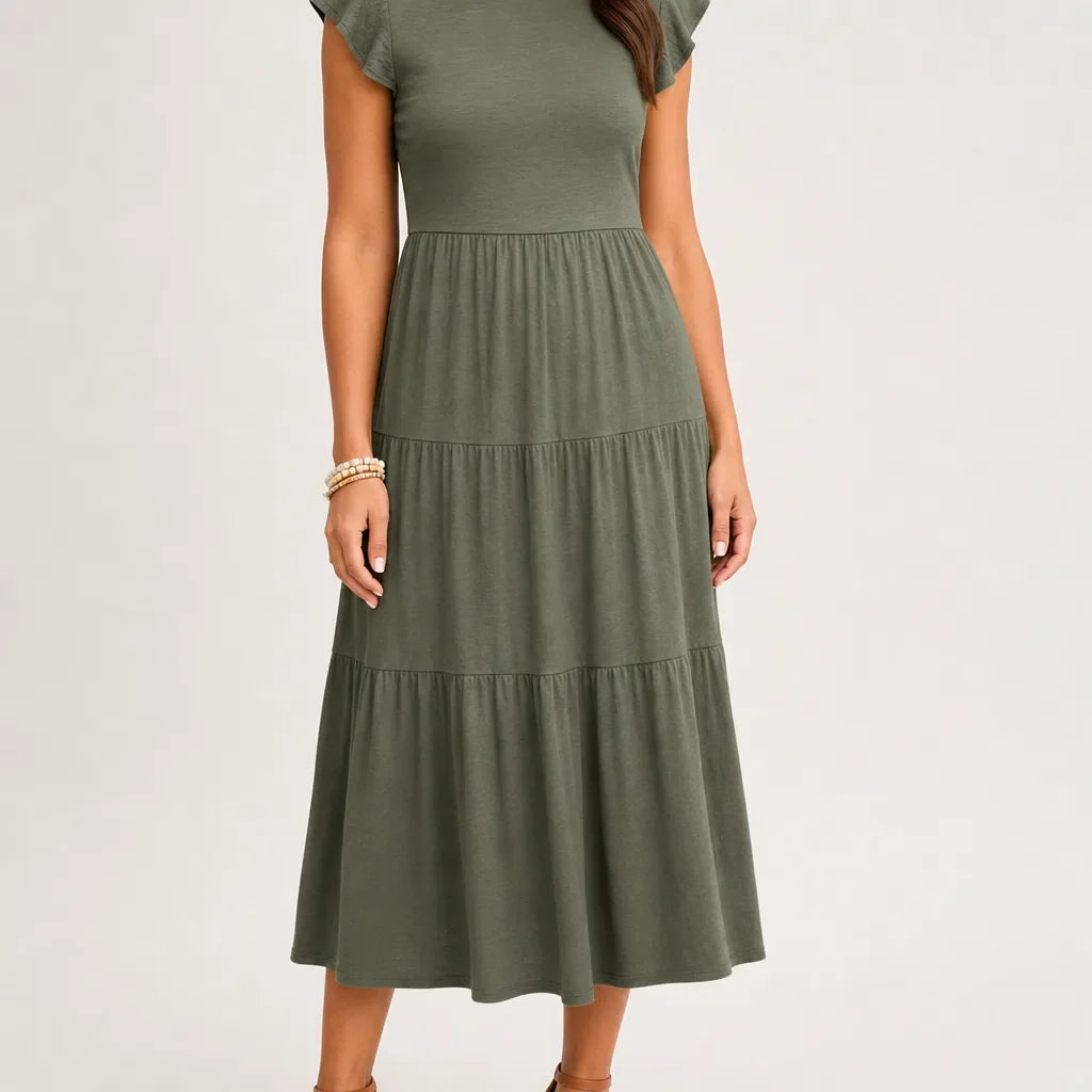 Linnet | Vestido de Mulher Sem Mangas em Camadas