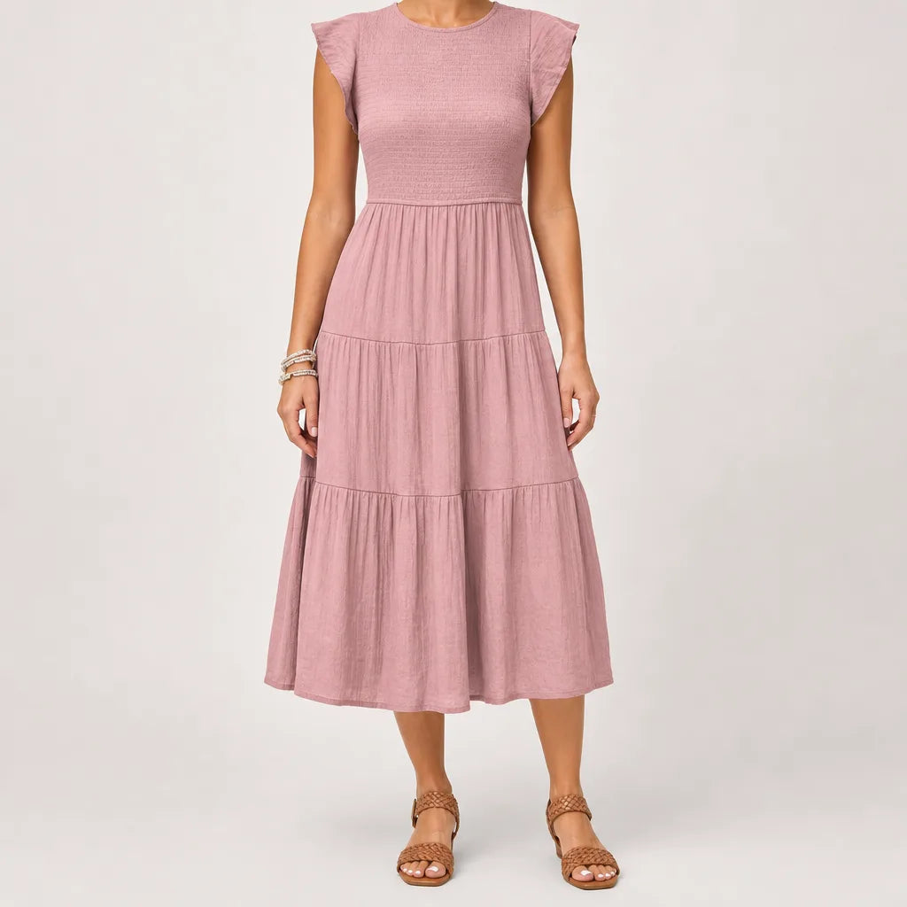 Linnet | Vestido de Mulher Sem Mangas em Camadas