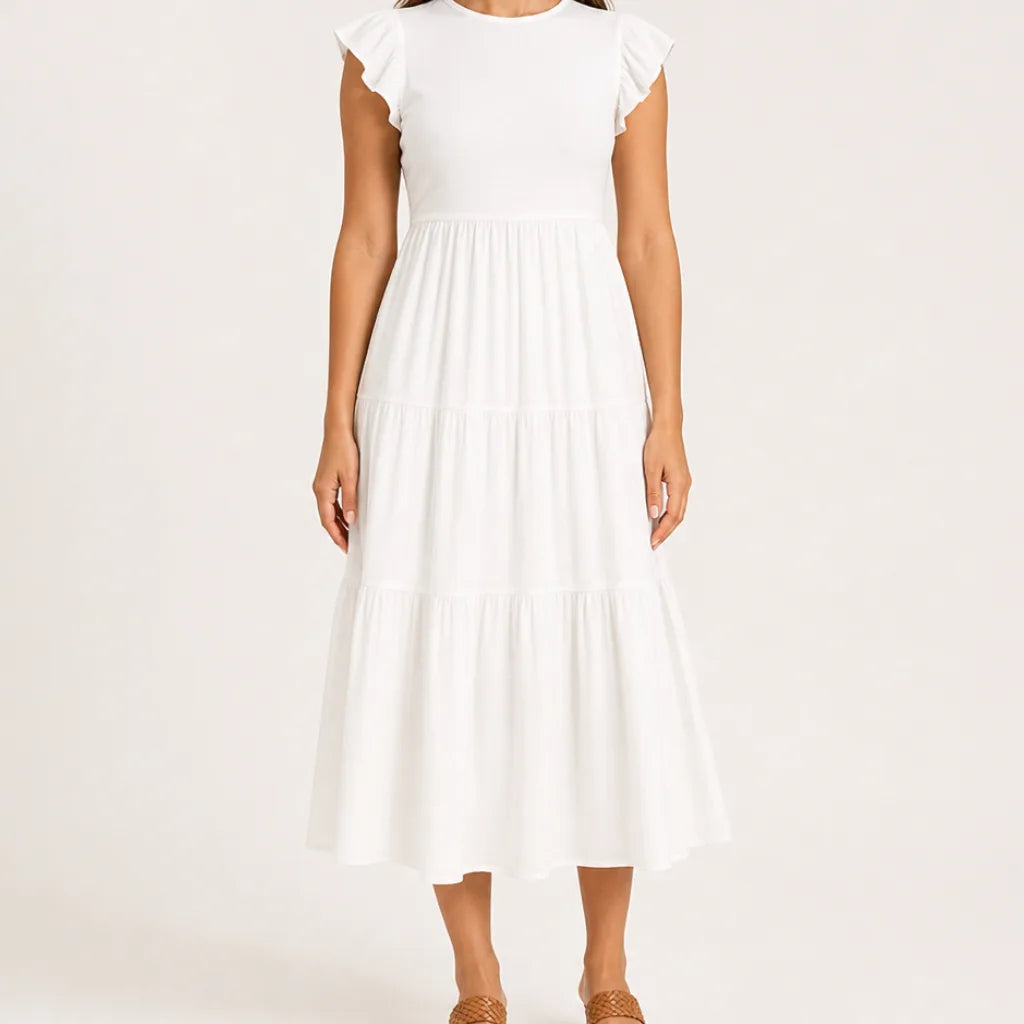 Linnet | Vestido de Mulher Sem Mangas em Camadas