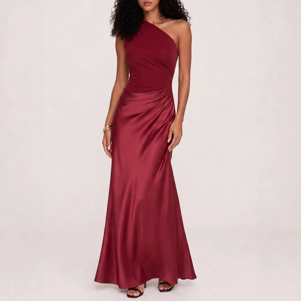 Livia | Women's One-Shoulder Maxi Dress
