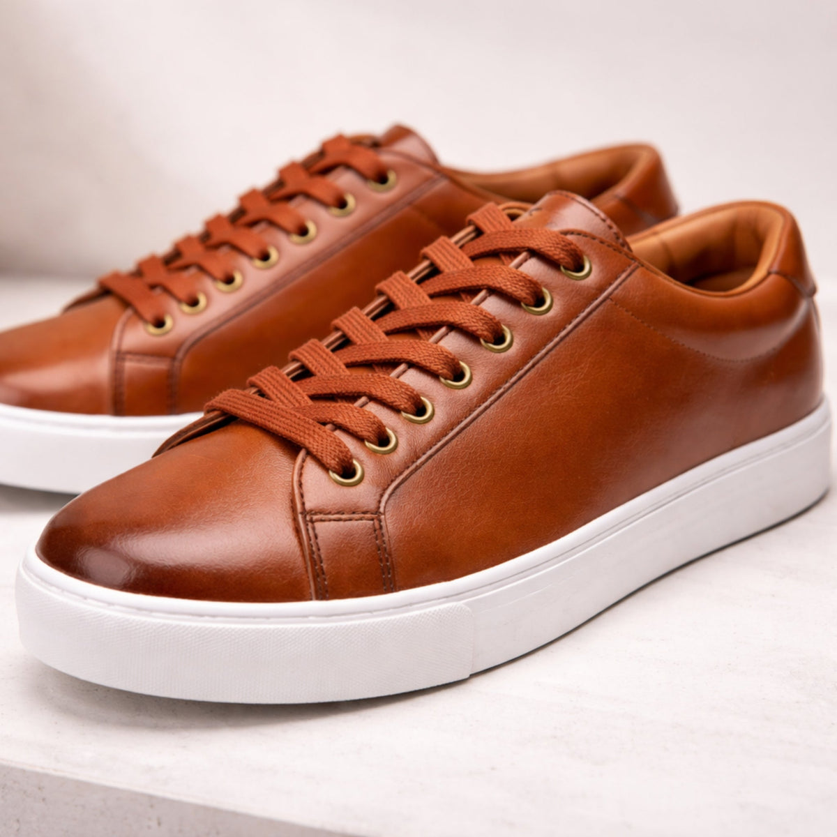 Valor sneakers i äkta läder