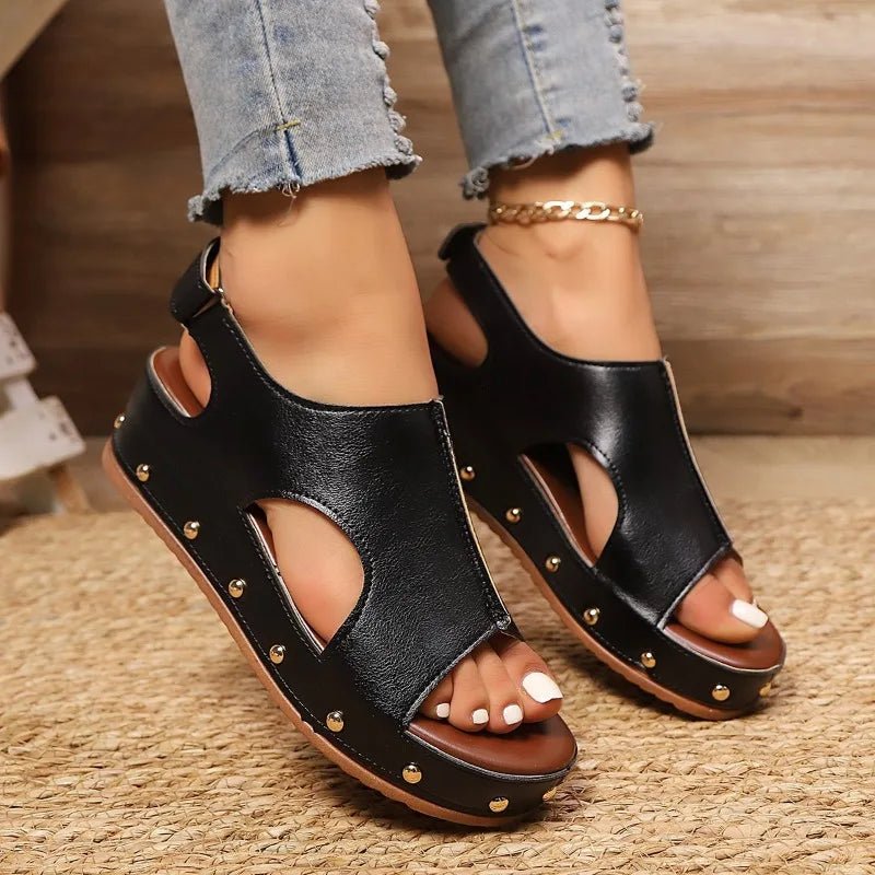 LOREN STUDDED SANDALS - ARDEN ROVE