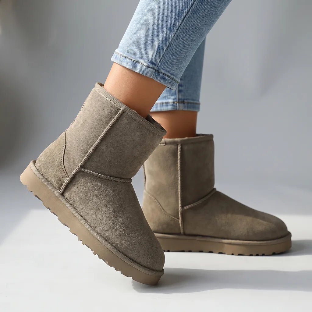 Lucille | Botas de invierno de cuero para mujer