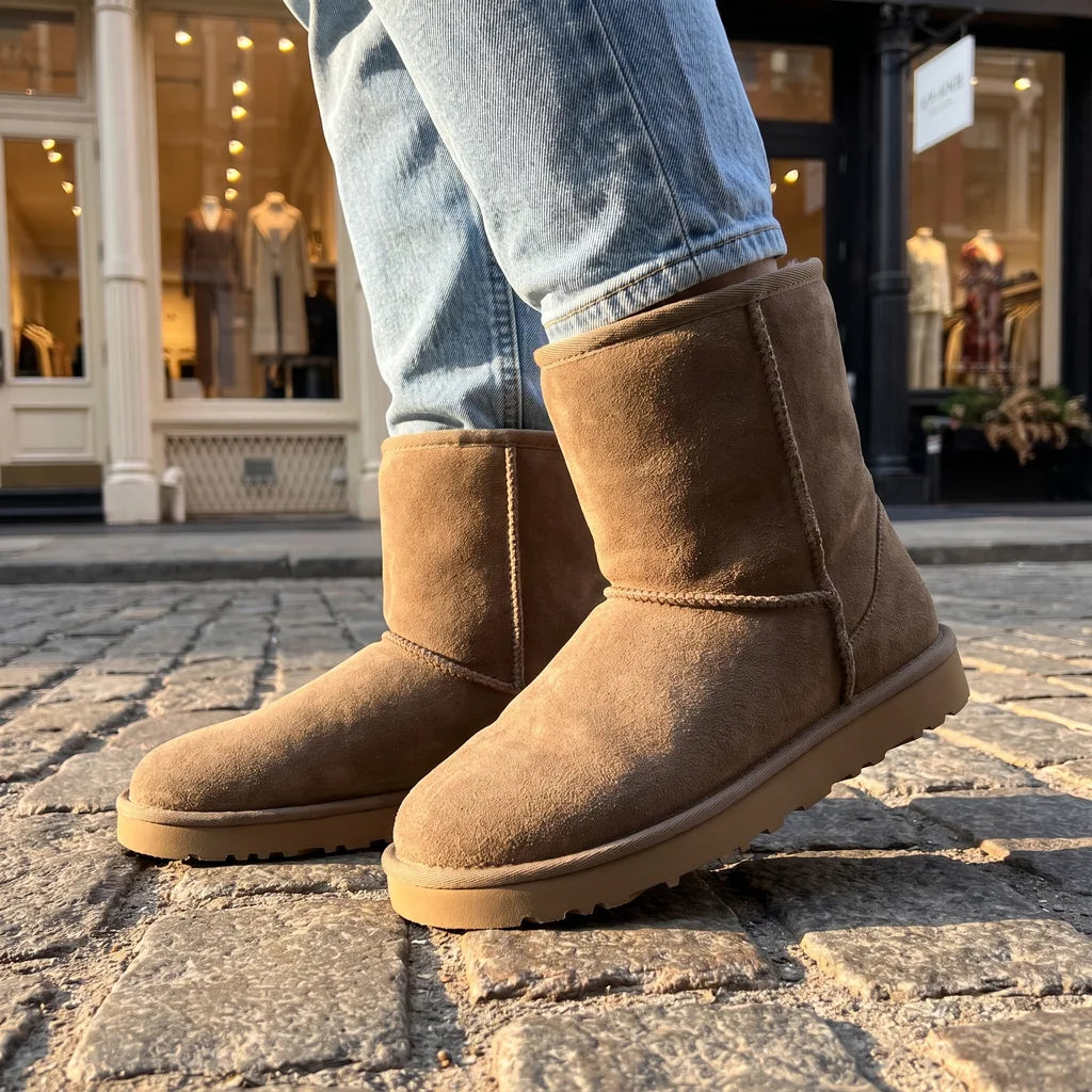 Lucille | Botas de invierno de cuero para mujer