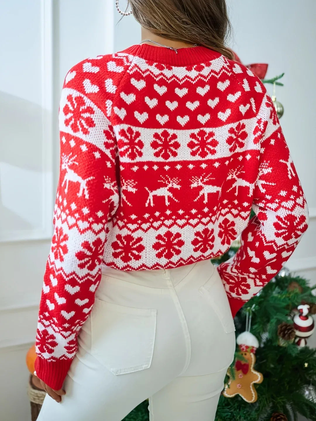 Mabel | Feestelijke Fair Isle-trui voor dames