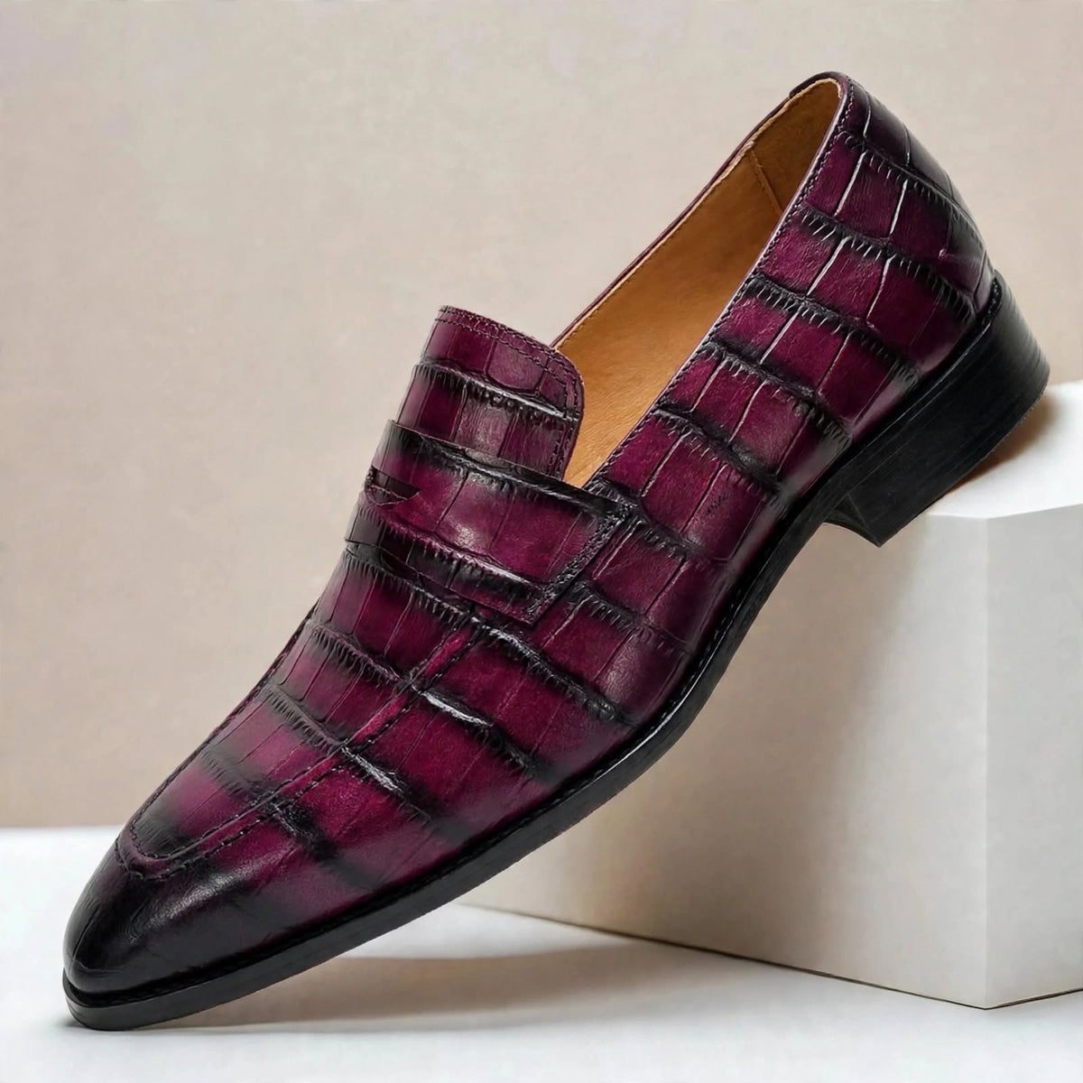 Galvani loafers i koskind
