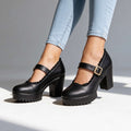 Bonnie | Women's Mary Jane Buckle Loafers