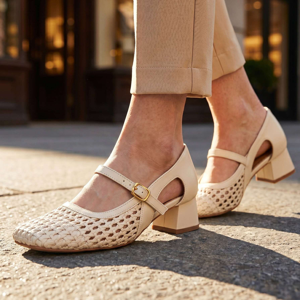 Fiona | Mocassins à boucle pour femme