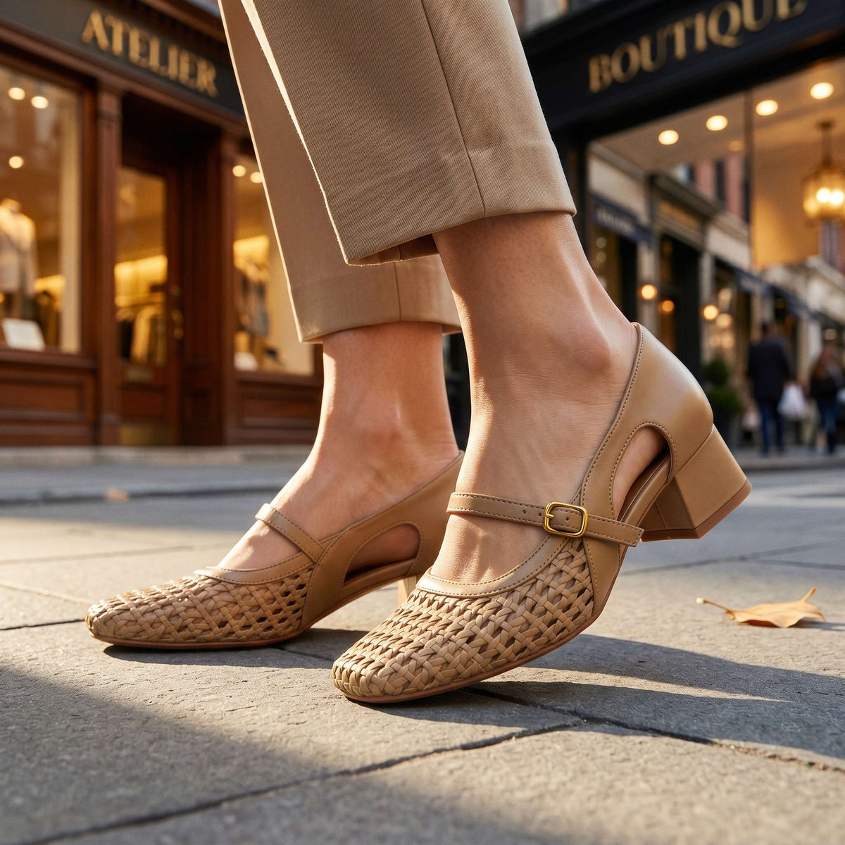 Fiona | Mocassins à boucle pour femme