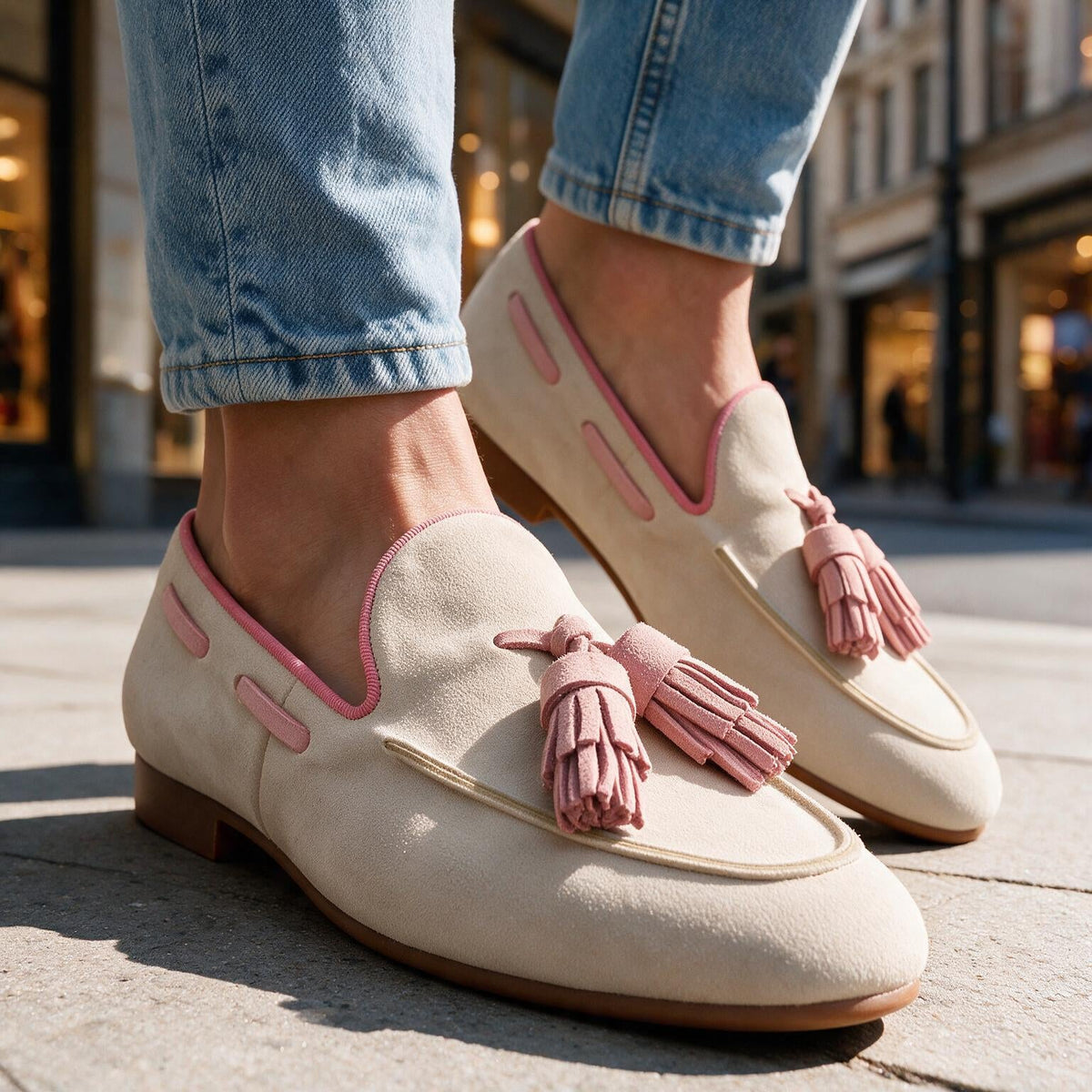 Luciana | Women's Suede Tassel Loafers