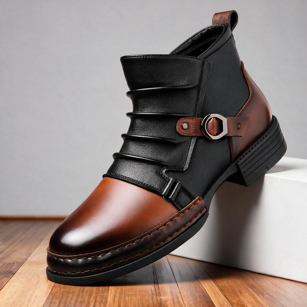 Andrew | Botas de otoño con hebilla para hombre