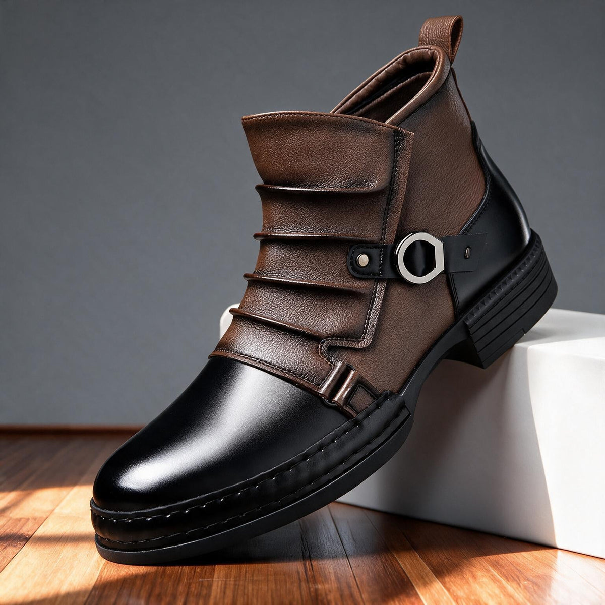Andrew | Botas de otoño con hebilla para hombre