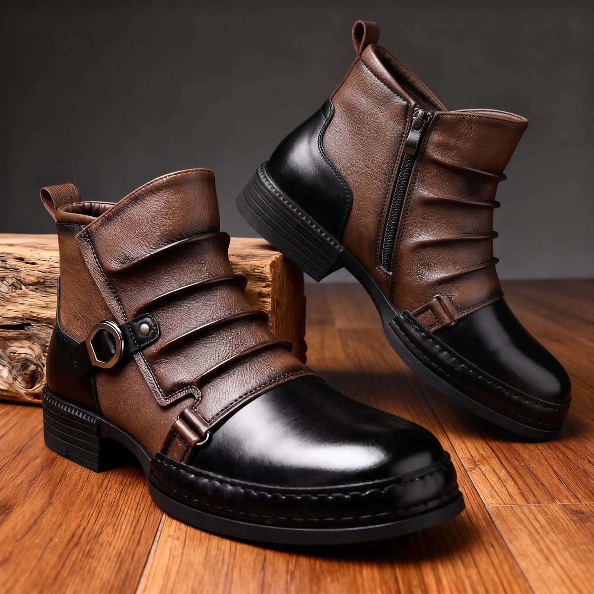 Andrew | Botas de otoño con hebilla para hombre