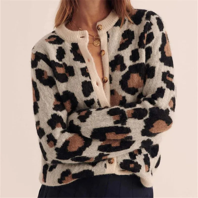 Suéter de leopardo Ferocia