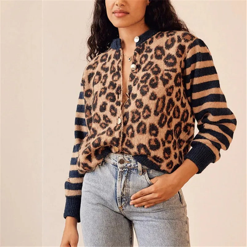 Suéter de leopardo Ferocia