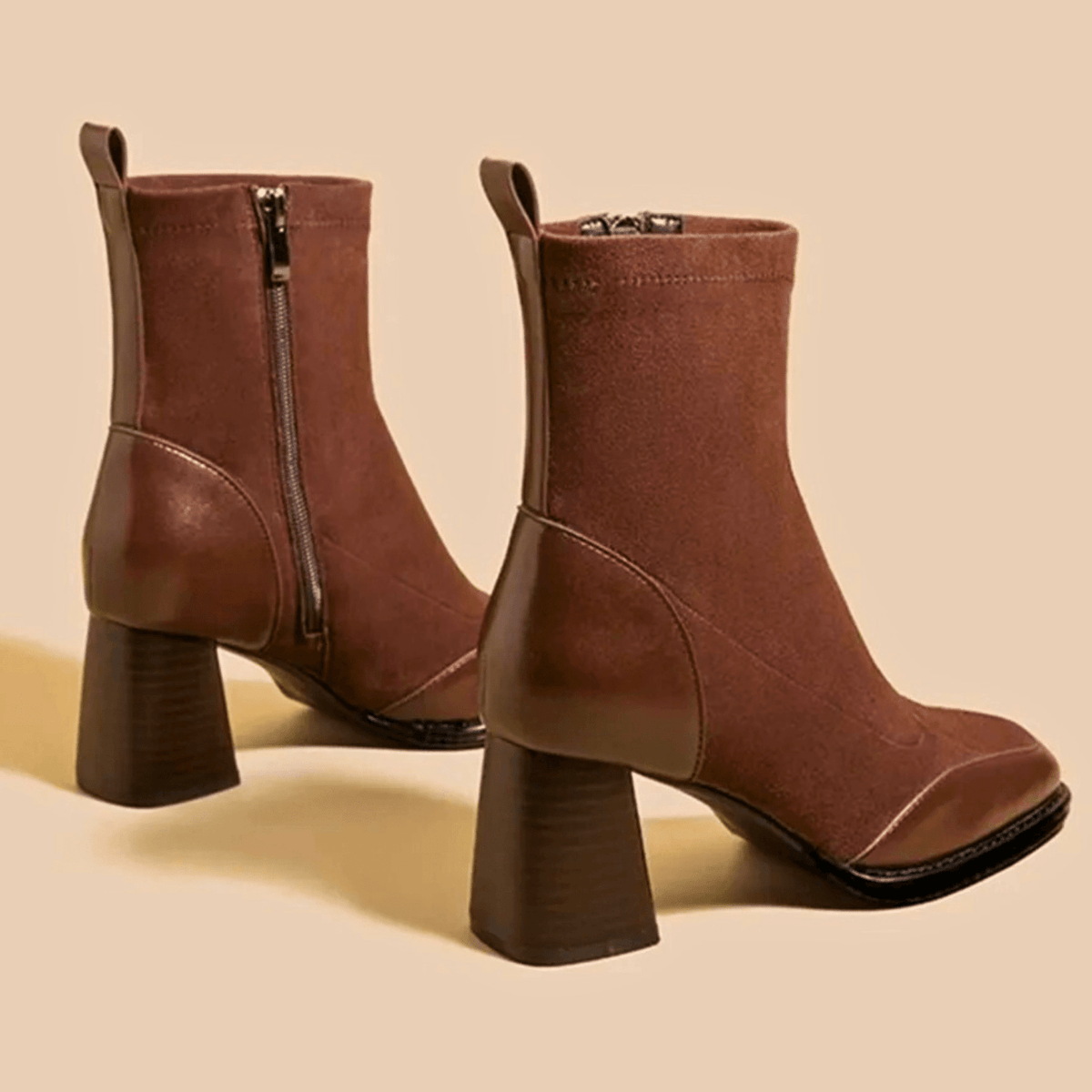Maison Leather Ankle Boots - ARDEN ROVE