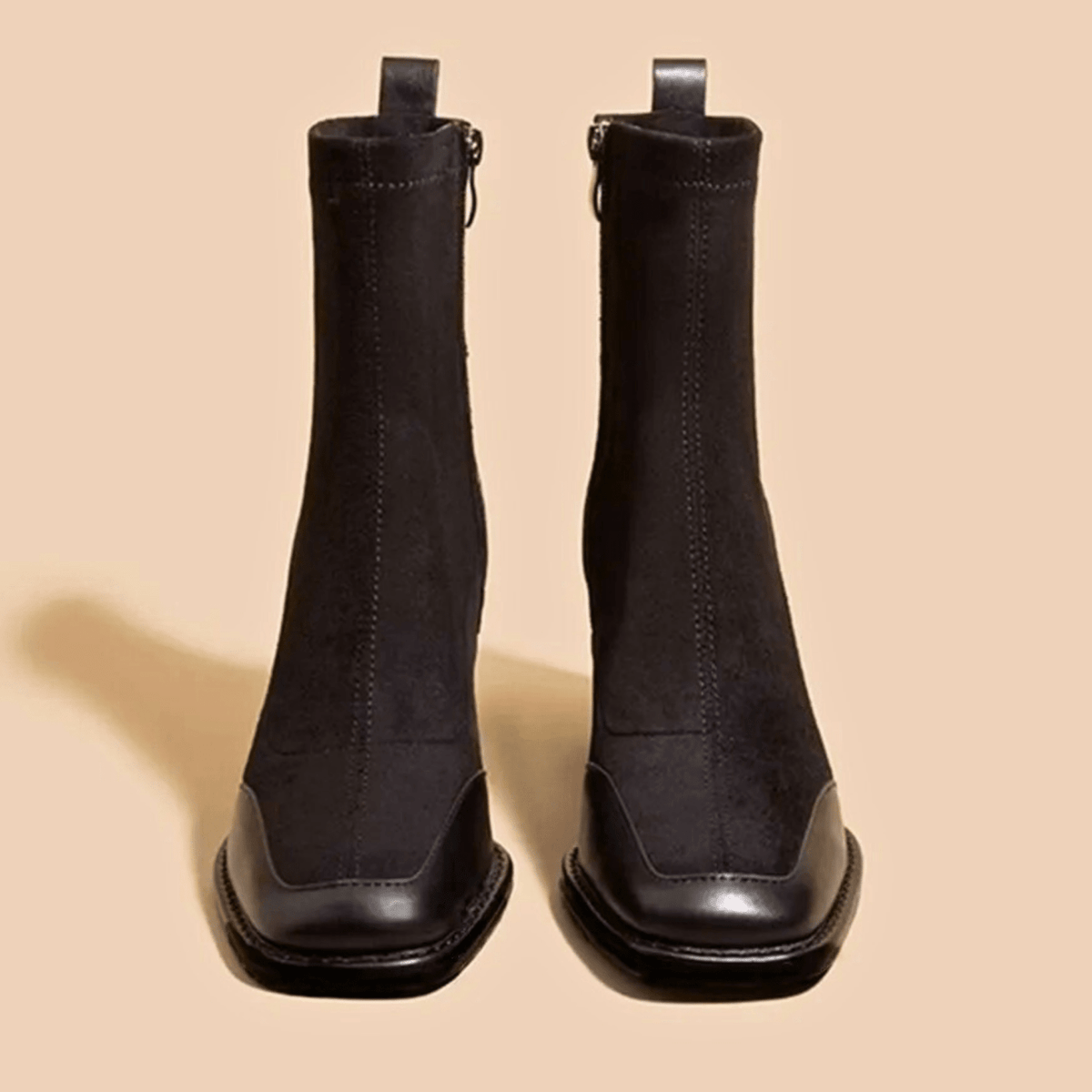 Maison Leather Ankle Boots - ARDEN ROVE