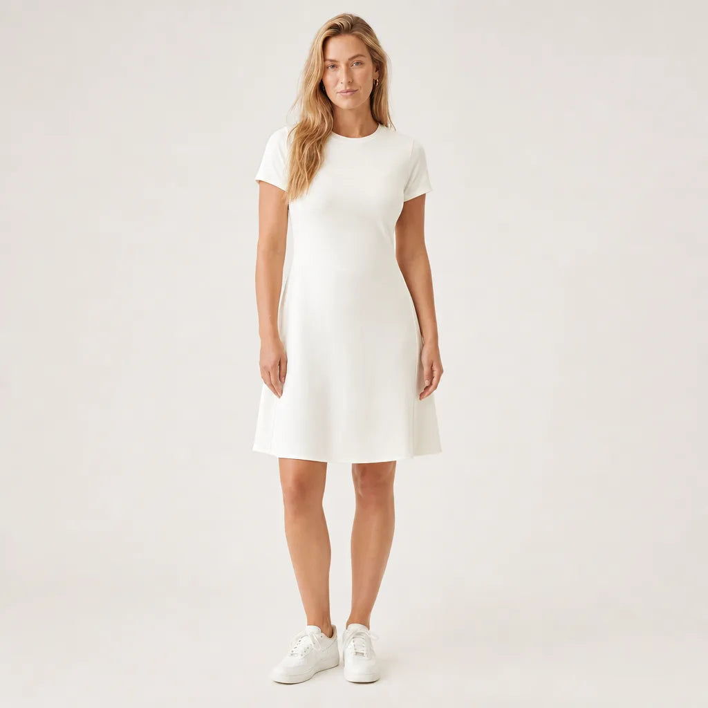 Maren | Midi-avondjurk voor dames voor de herfst