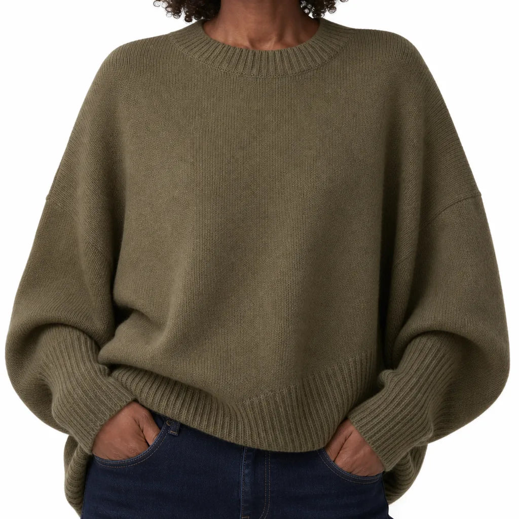 Marguerite | Women's Oversized Crew Sweater