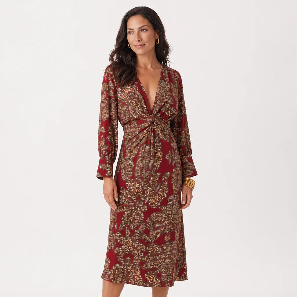 Marielle | Maxi-wikkeljurk voor dames
