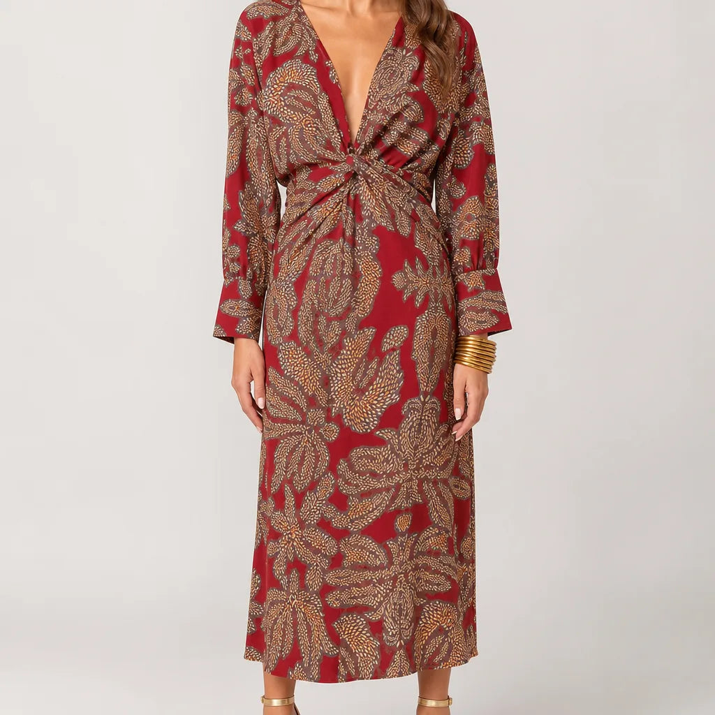 Marielle | Maxi-wikkeljurk voor dames