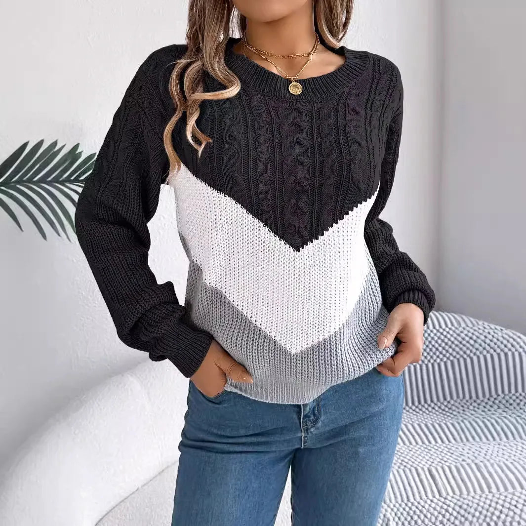 Mckenna | Damen-Zopfstrickpullover