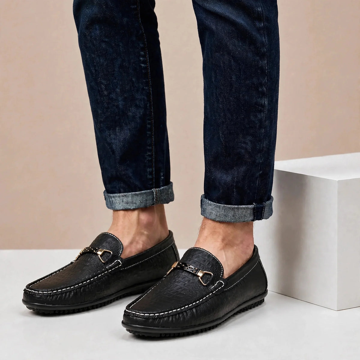 Marzelo loafers i ægte læder
