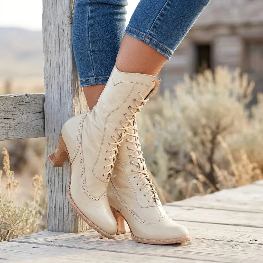 Merry | Botas Western Vintage de Mulher