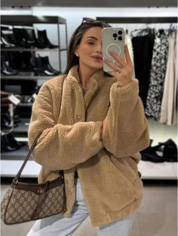 Micah | Women's Teddy Oversized Jacket