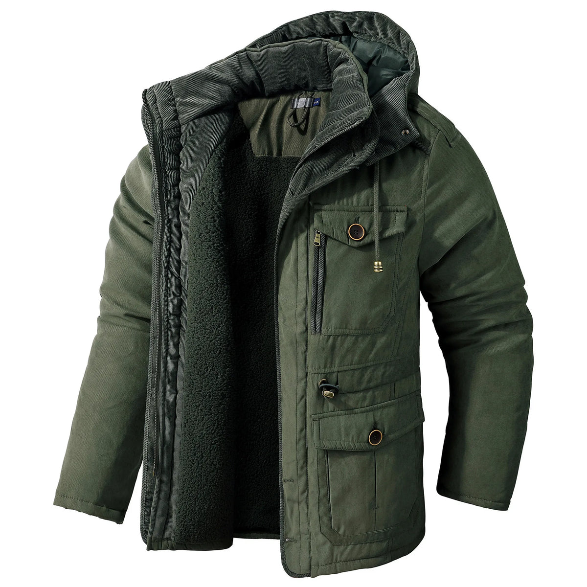 Milburn | Fleecefodrad parkas för herre