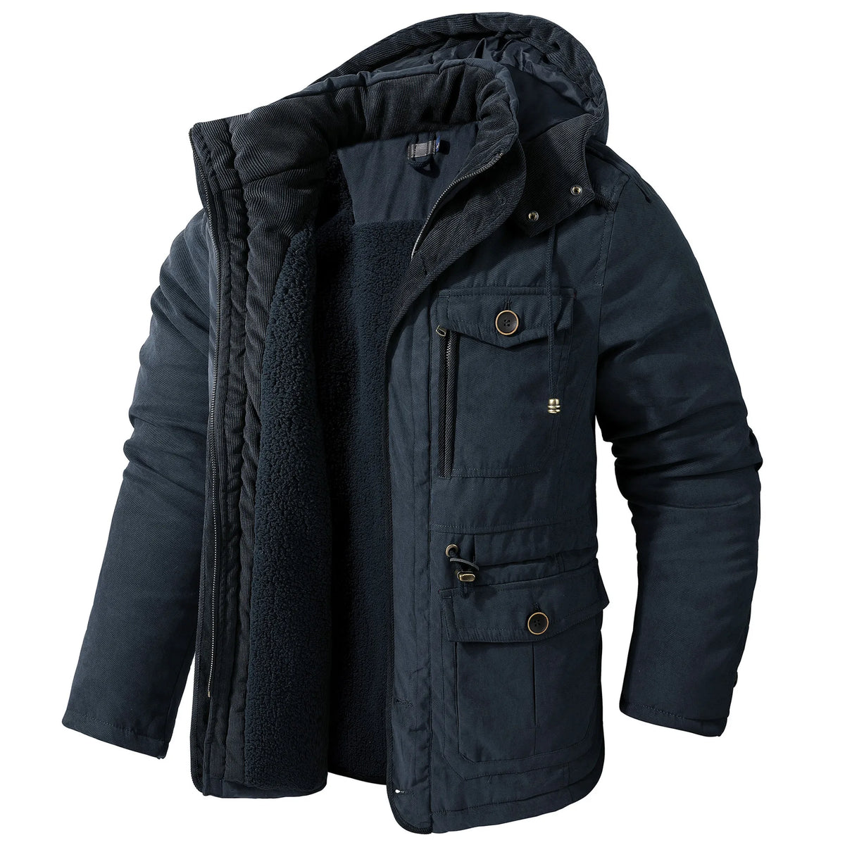 Milburn | Fleecefodrad parkas för herre