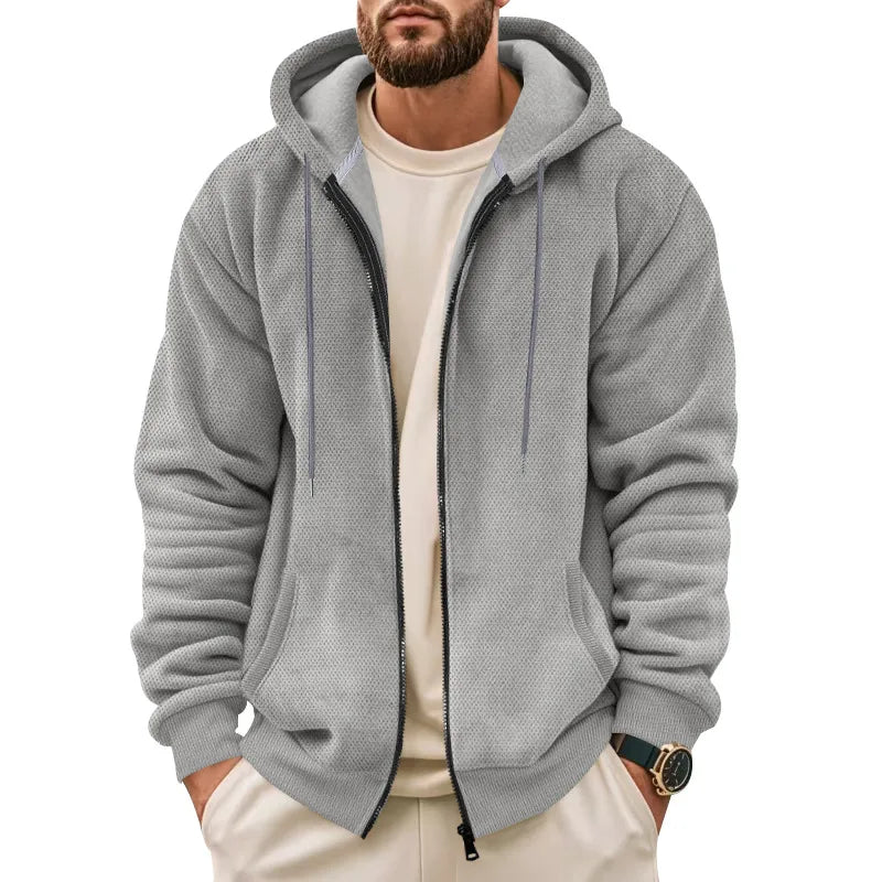 Mills | Chaqueta sudadera con capucha casual para hombre