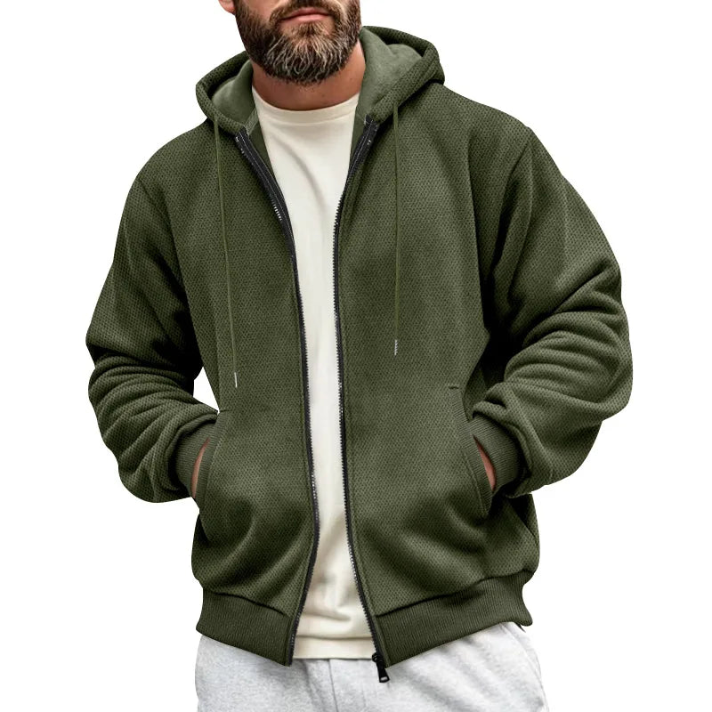 Mills | Chaqueta sudadera con capucha casual para hombre