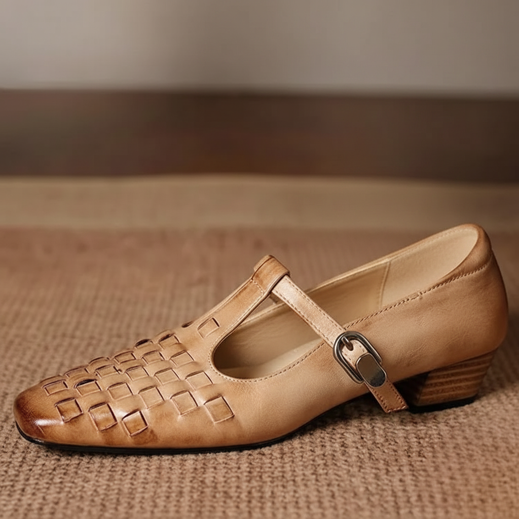Tacones de cuero genuino Soretta