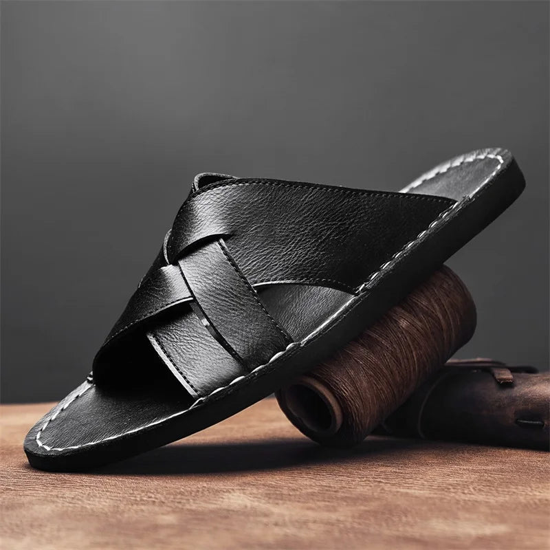 MONACO LEATHER SANDAL - ARDEN ROVE