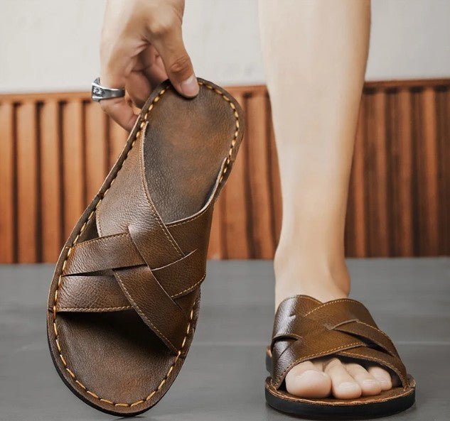 MONACO LEATHER SANDAL - ARDEN ROVE