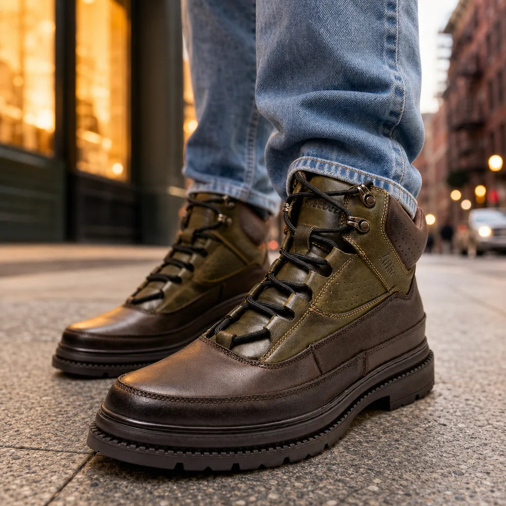 Montana | Botins de Pele de Cano Curto para Homem