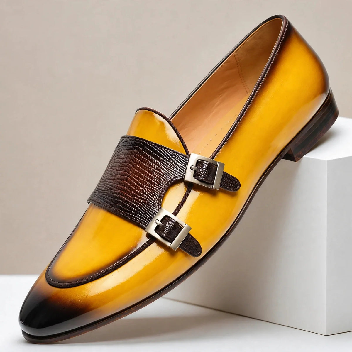 Mocassins Varenna en cuir de vachette